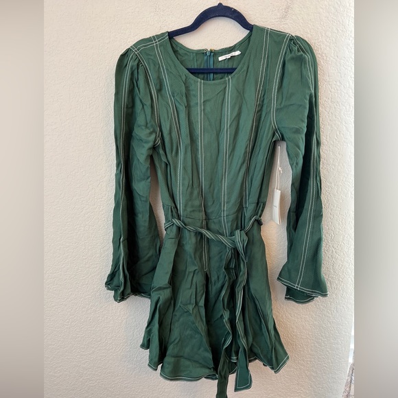 Tularosa NICOLE LONG SLEEVE MINI DRESS sycamore green - Picture 3 of 12